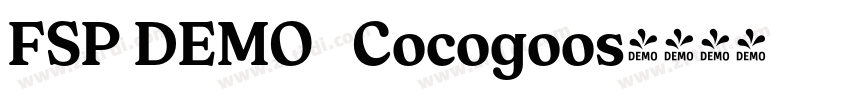 FSP DEMO   Cocogoos字体转换